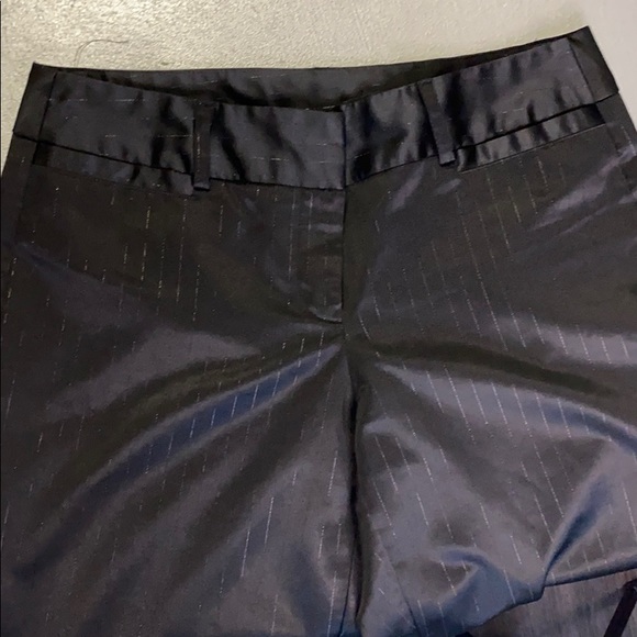Silk Black/Silver Pinstripe Pant - Picture 1 of 5